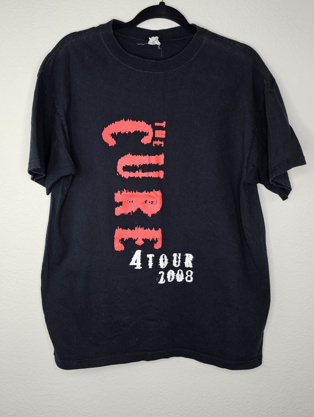 The Cure2008 Anvil Tag Concert Tshirt Large